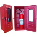 Abrigos para extintor portátil