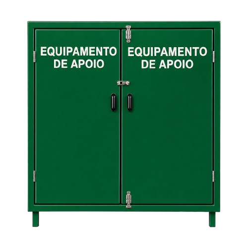 Foto de Armário para Brigada de Incêndio Heliponto 160x150x63cm